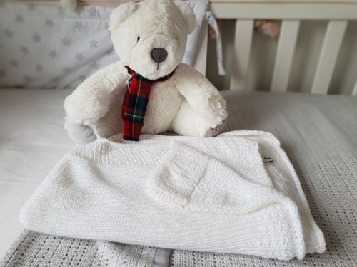 A keepsake baby blanket