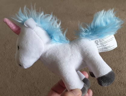 Cute stuffed unicorn toy