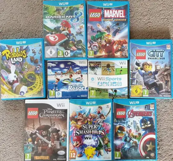 Bundle of toddler friendly Wii U games