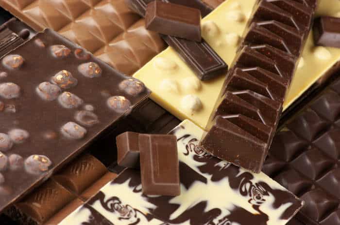 assorted chocolate bars