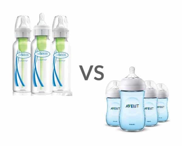 Avent bottles store vs dr brown's